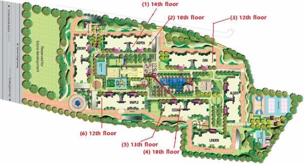 Site Plan of Godrej Woodsman Estate