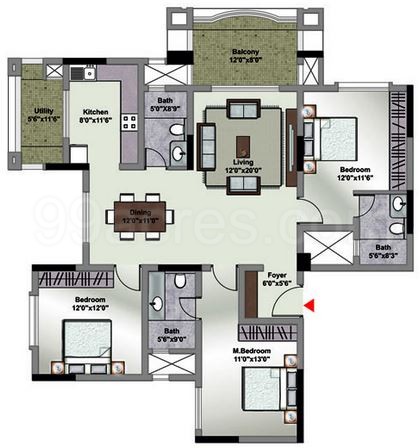 Chitrakut Amber-3_bhk