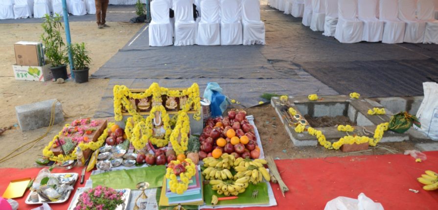 Ready for Bhoomi Pooja 